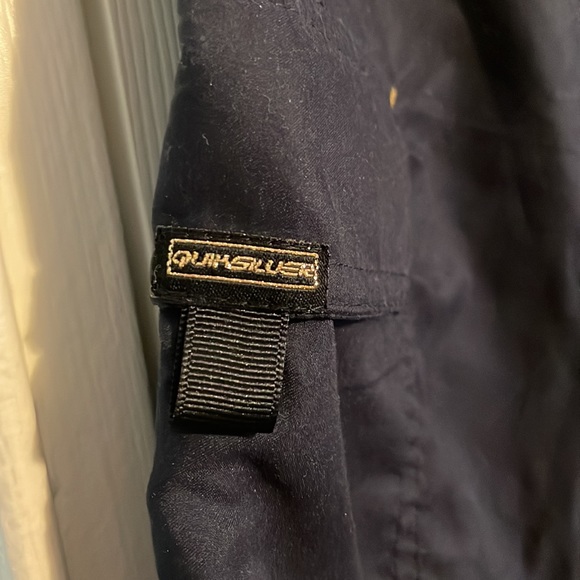 Floral Foil Tie Quiksilver Board Shorts, Size 40 - Picture 6 of 11